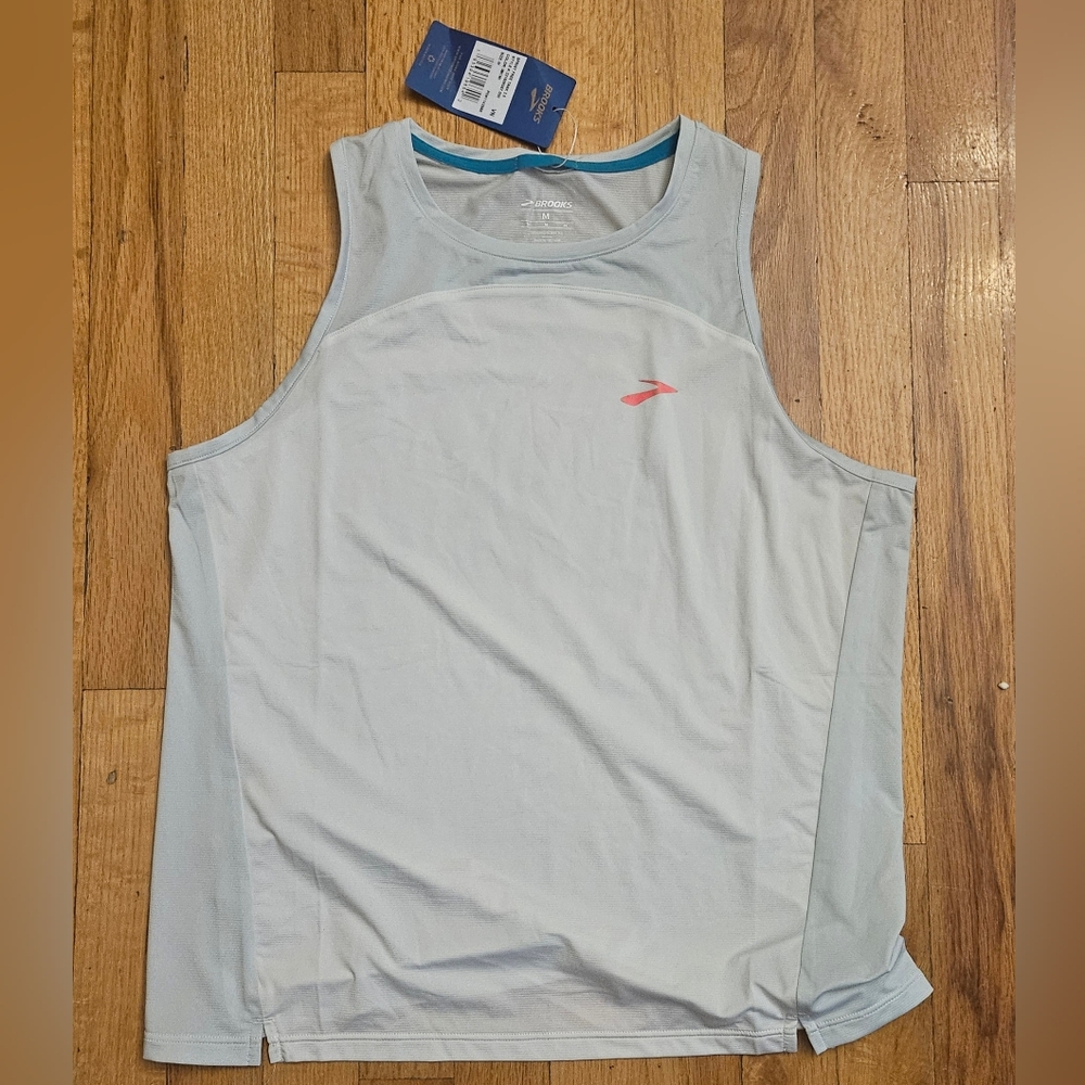 NWT Medium Brooks Sprint Free Tank 2.0 Mint Mix